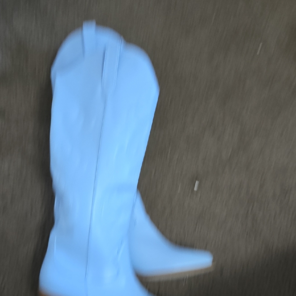 Women's Blue Western Boots - Picture 7 of 7